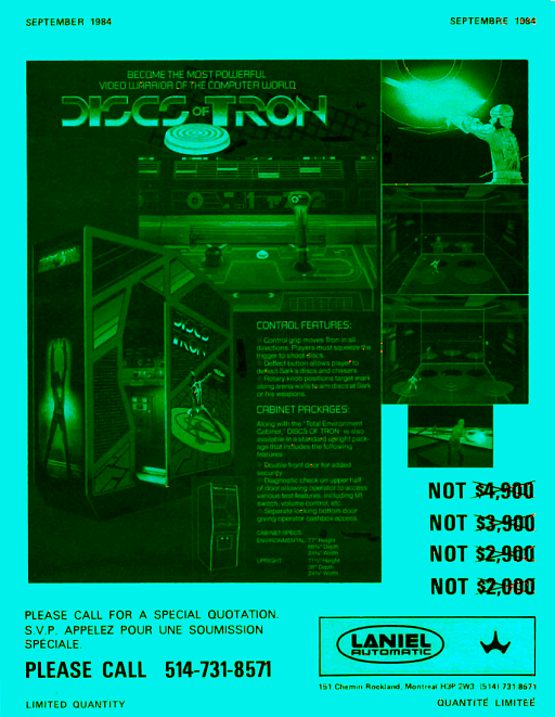 Discs of Tron (Environmental) MAME2003Plus Game Cover